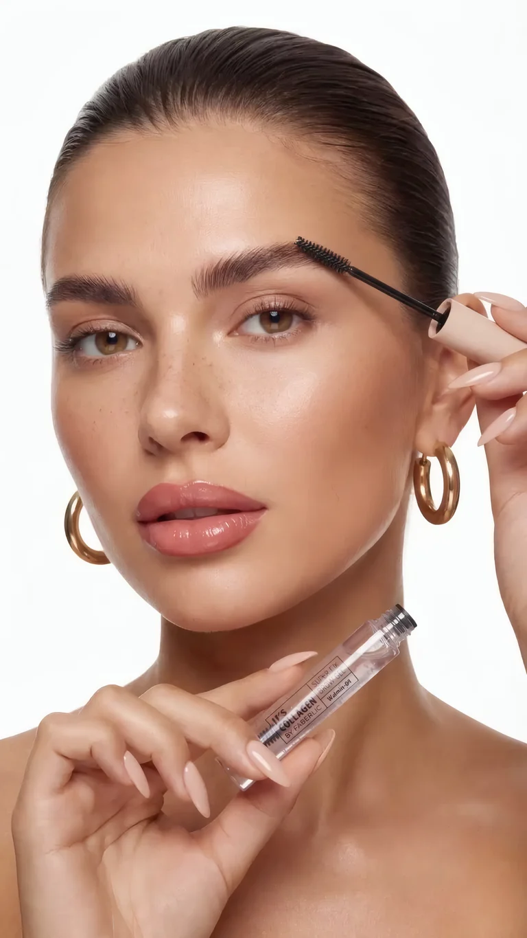 Brossage des sourcils au gel, soin beauté du regard à Nancy
